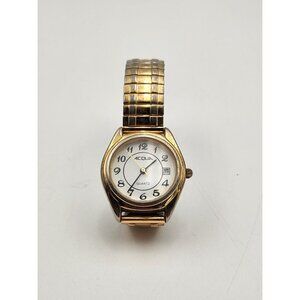 Vintage Women's Acqua By Timex Gold Tone Quarts Watch